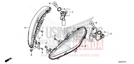 CLIGNOTANT AVANT SH300AK de 2019